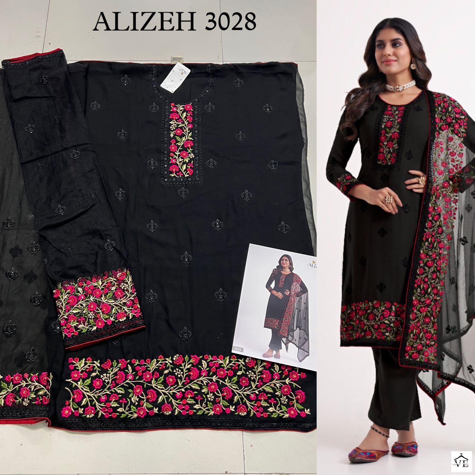 Alizeh Almora Vol 7 Georgette Wholesale Designer Salwar Suit Catalog — Wholesale Salwar Suits, Alizeh wholesale from Surat - Gallery Image 7