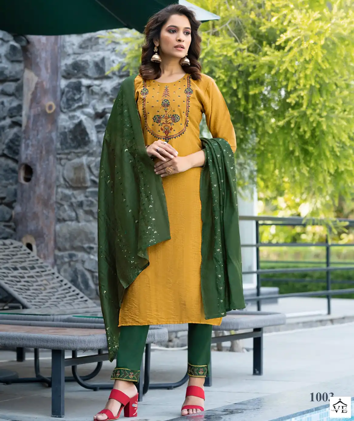 Colourpix Alveera Vol 1 Heavy Fancy Viscose Reyon Wholesale Readymade Salwar Suit Catalog — Wholesale Salwar Suits, MPA wholesale from Surat — view 1