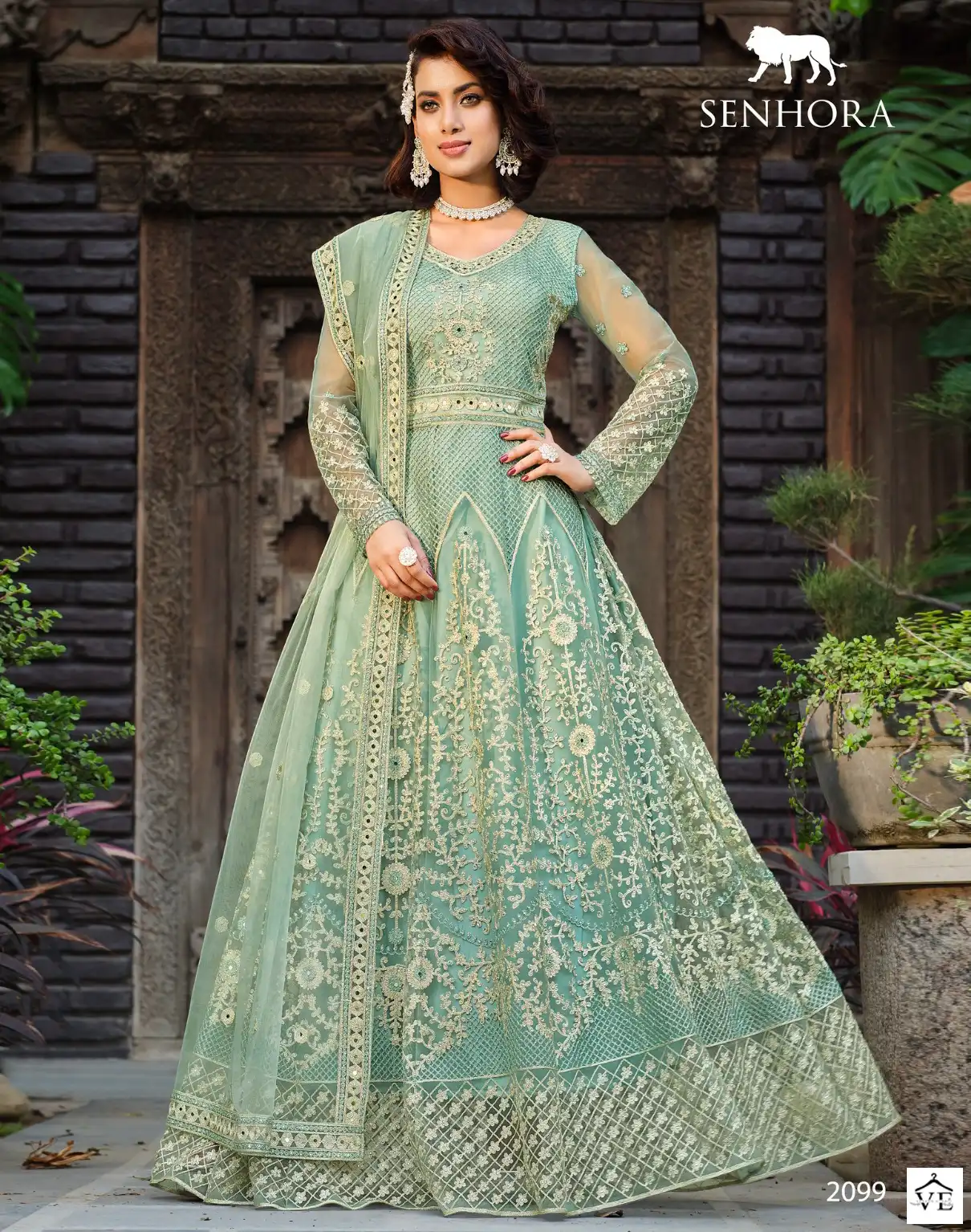 Senhora Amaira Pure Butterfly Net Wholesale Designer Salwar Suit Catalog — Wholesale Salwar Suits, MPA wholesale from Surat — view 1