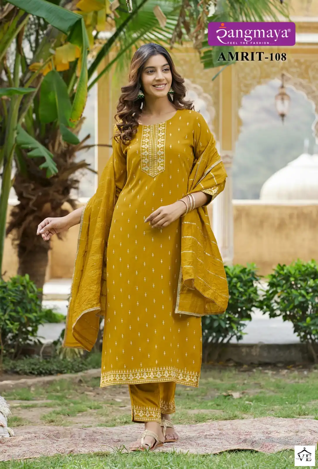 Vardan Ethnic Amrit Rayon Wholesale Readymade Salwar Suit Catalog — Wholesale Salwar Suits, MPA wholesale from Surat - Gallery Image 5