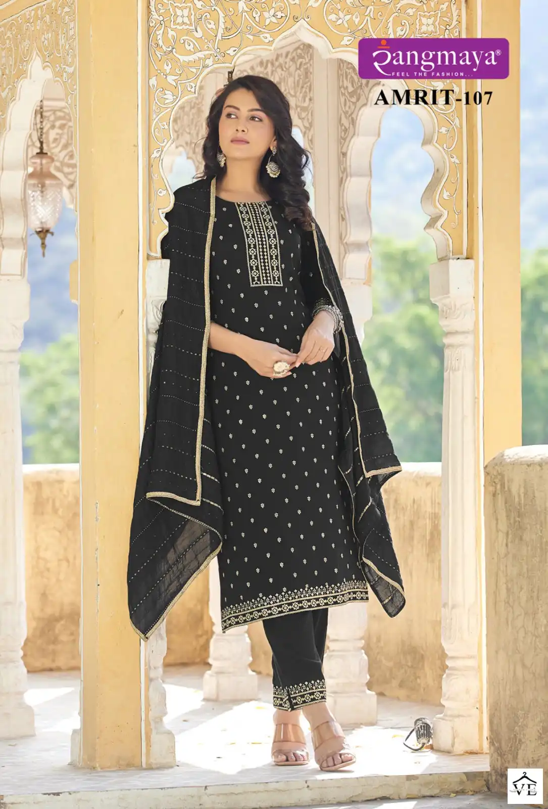 Vardan Ethnic Amrit Rayon Wholesale Readymade Salwar Suit Catalog — Wholesale Salwar Suits, MPA wholesale from Surat - Gallery Image 6