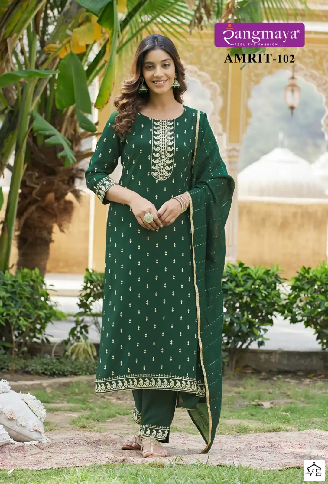 Vardan Ethnic Amrit Rayon Wholesale Readymade Salwar Suit Catalog — Wholesale Salwar Suits, MPA wholesale from Surat - Gallery Image 7
