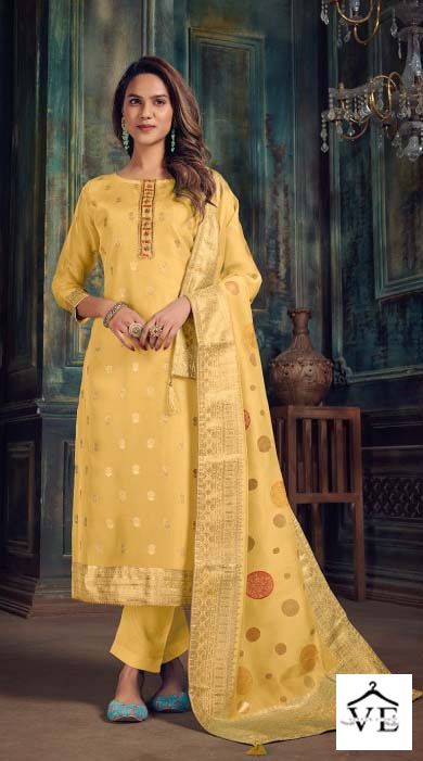 Rama Fashions Anamika Pure Bangalori Woven Silk Wholesale Designer Salwar Suit Catalog — Wholesale Salwar Suits, MPA wholesale from Surat - Gallery Image 6