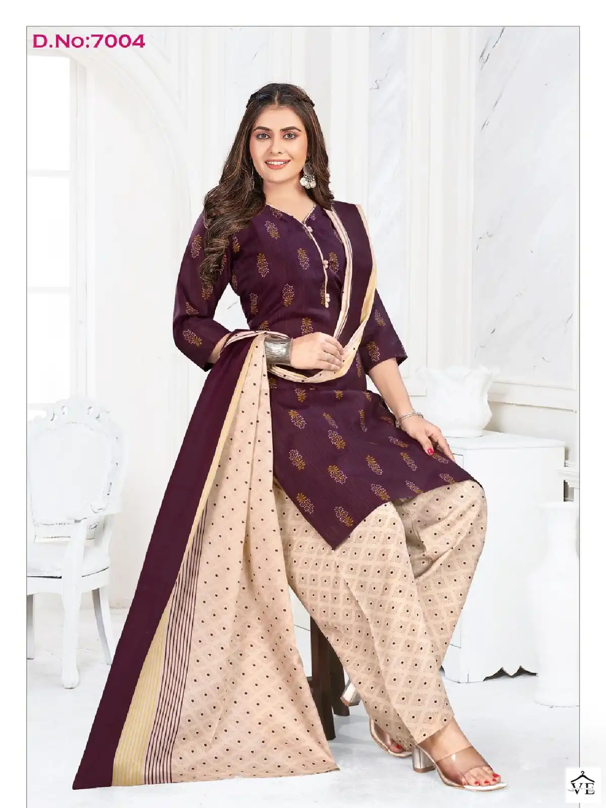 Vardan Ethnic Rangoli Patiyala Voi 3 Cotton Wholesale Readymade Salwar Suit Catalog — Wholesale Salwar Suits, MPA wholesale from Surat - Gallery Image 9
