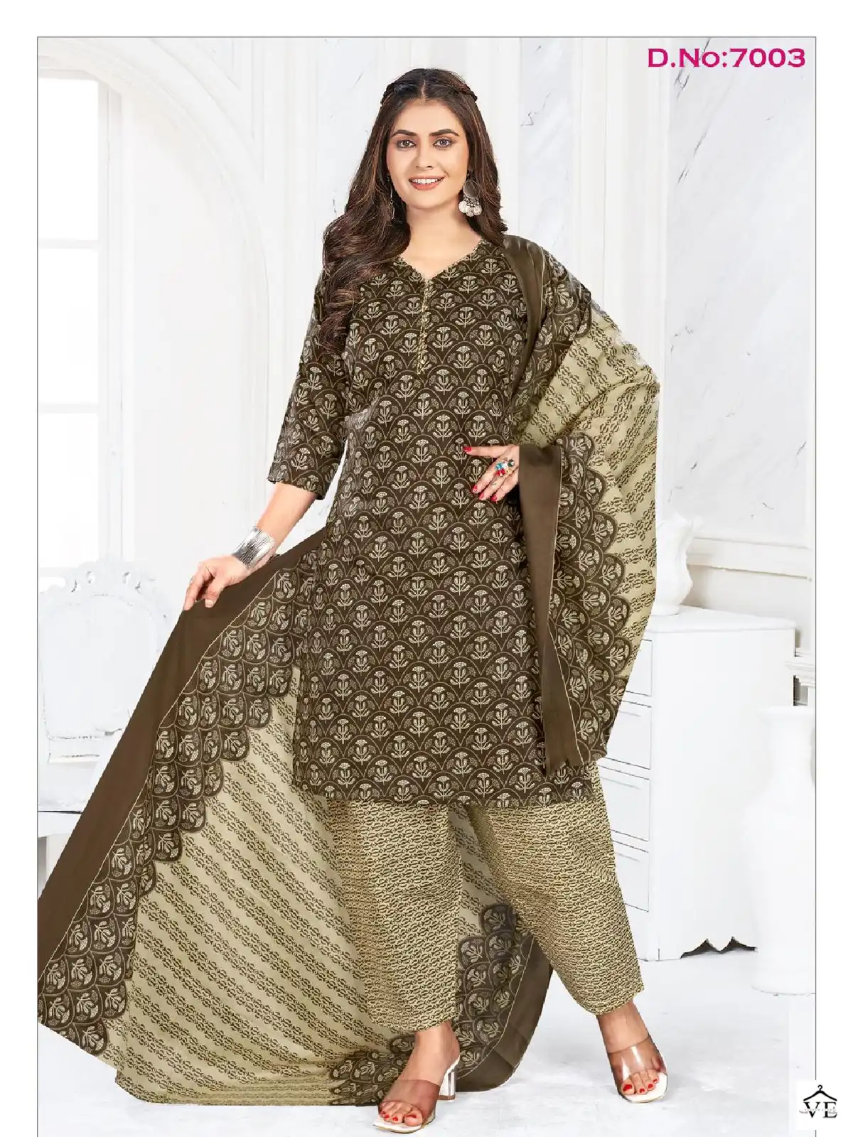 Vardan Ethnic Rangoli Patiyala Voi 3 Cotton Wholesale Readymade Salwar Suit Catalog — Wholesale Salwar Suits, MPA wholesale from Surat - Gallery Image 4