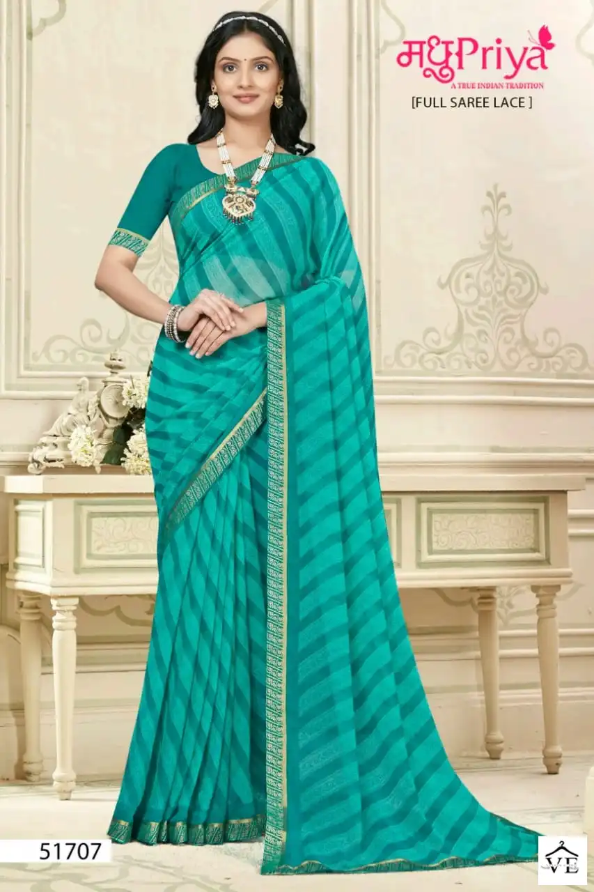 Madhupriya Anumati 60 Gm Chiffon Wholesale Sarees Catalog — Wholesale Sarees, MPA wholesale from Surat - Gallery Image 8