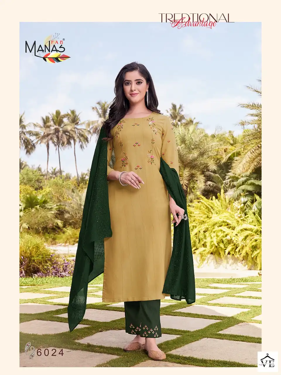 Manas Fab Arina 4 Rayon Wholesale Readymade Salwar Suit Catalog — Wholesale Salwar Suits, MPA wholesale from Surat - Gallery Image 2