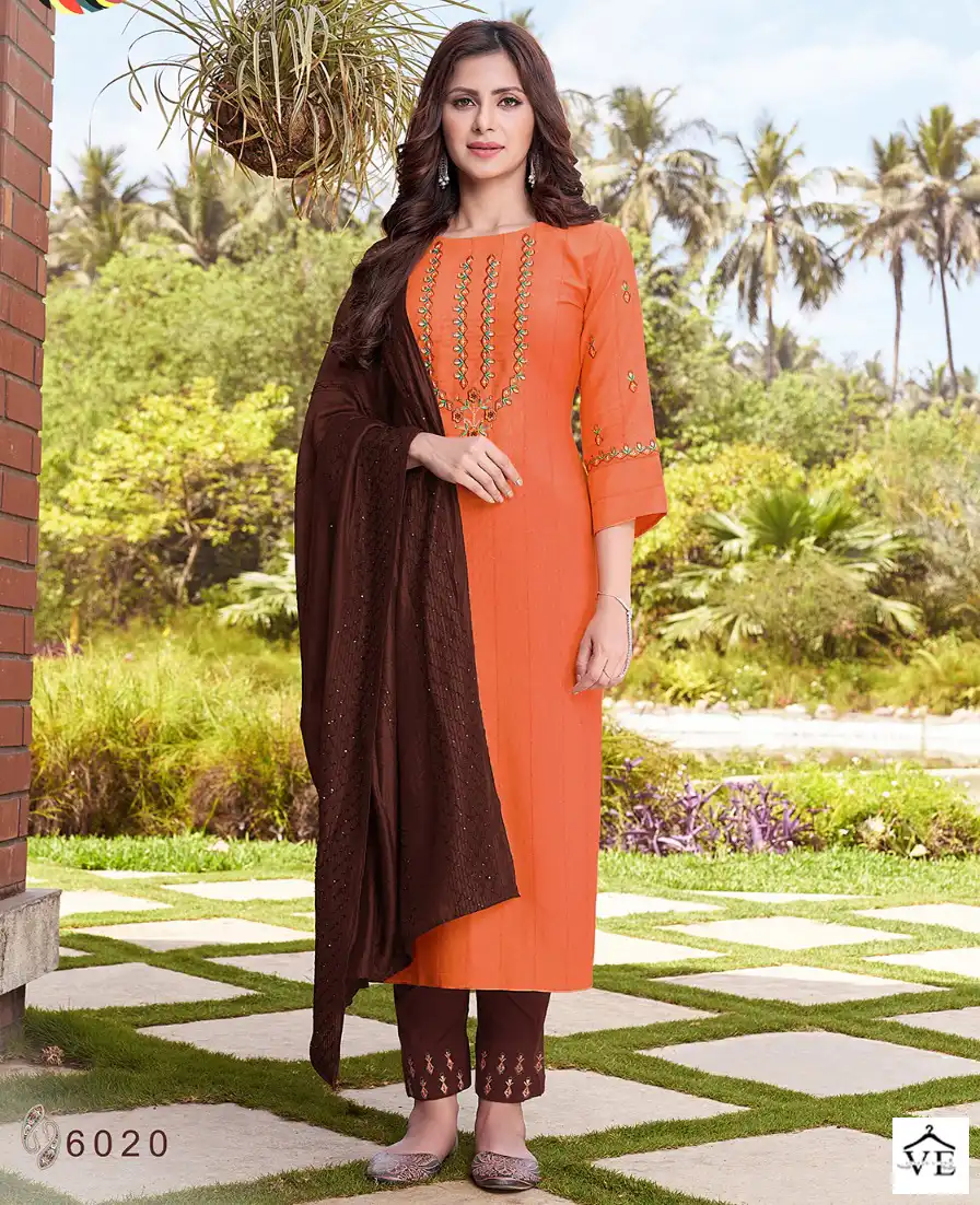 Manas Fab Arina 4 Rayon Wholesale Readymade Salwar Suit Catalog — Wholesale Salwar Suits, MPA wholesale from Surat — view 1