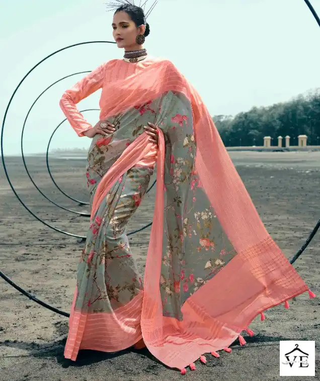 Pankh Ariya Vol-1 Linen Wholesale Saree Catalog