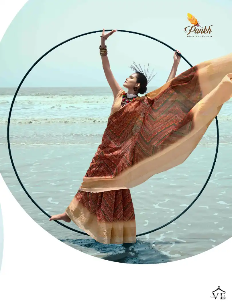 Pankh Ariya Vol-1 Linen Wholesale Saree Catalog - Image 6