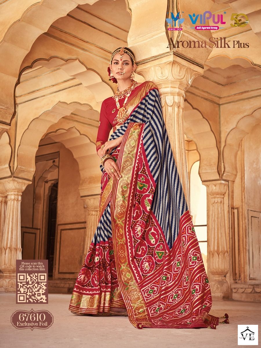 Vipul Aroma Silk Plus Soft Silk Wholesale Sarees Catalog — Wholesale Sarees, MPA wholesale from Surat - Gallery Image 5