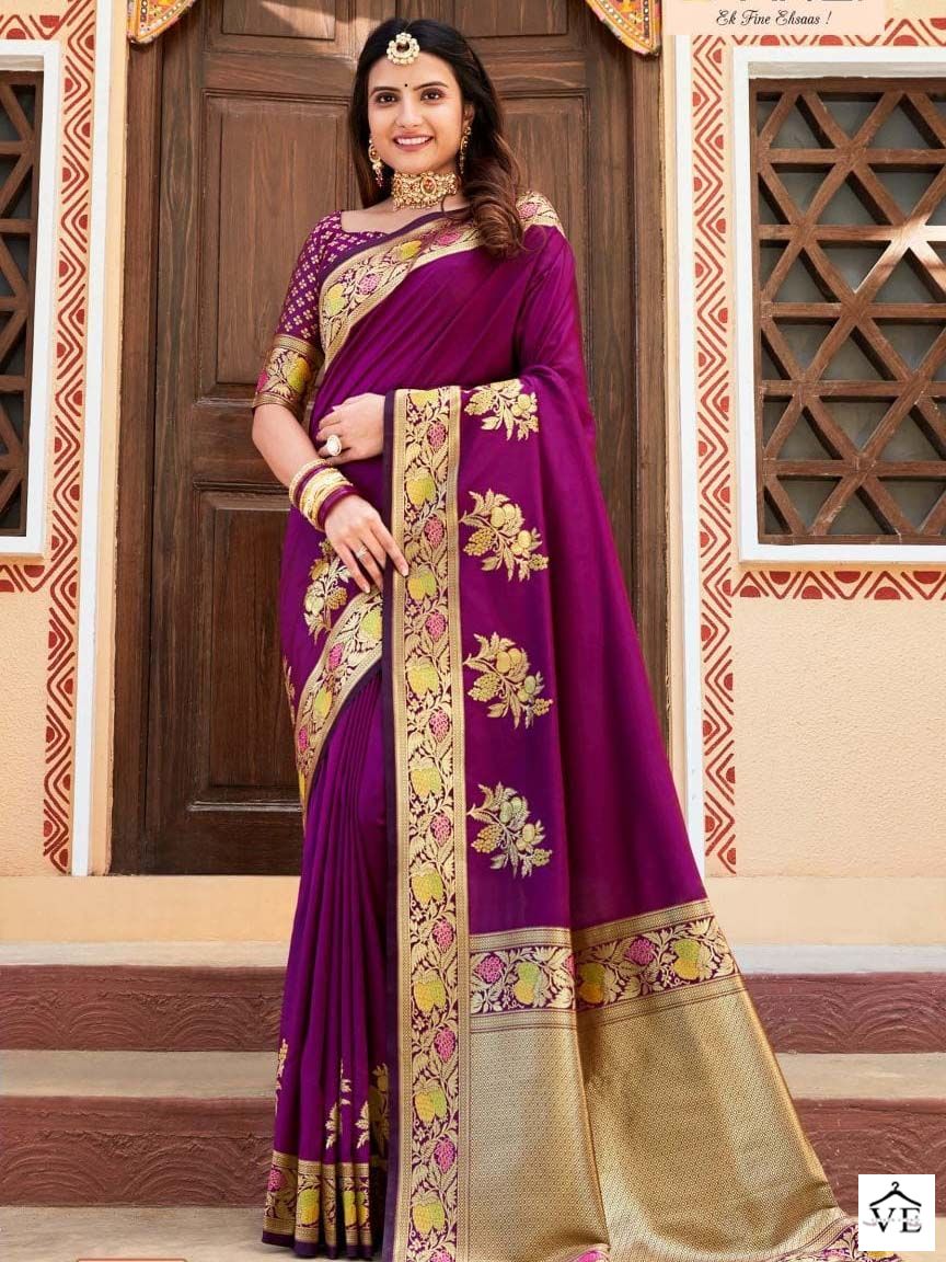 Vardan Ethnic Arzoo Silk Wholesale Sarees Catalog — Wholesale Sarees, MPA wholesale from Surat — view 1