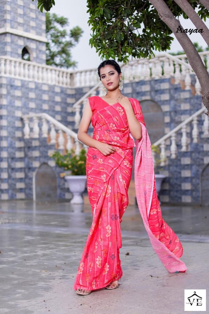 Aaya Aaradhna Vol 8 Faux Georgette Wholesale Sarees Catalog — Wholesale Sarees, MPA wholesale from Surat — view 2