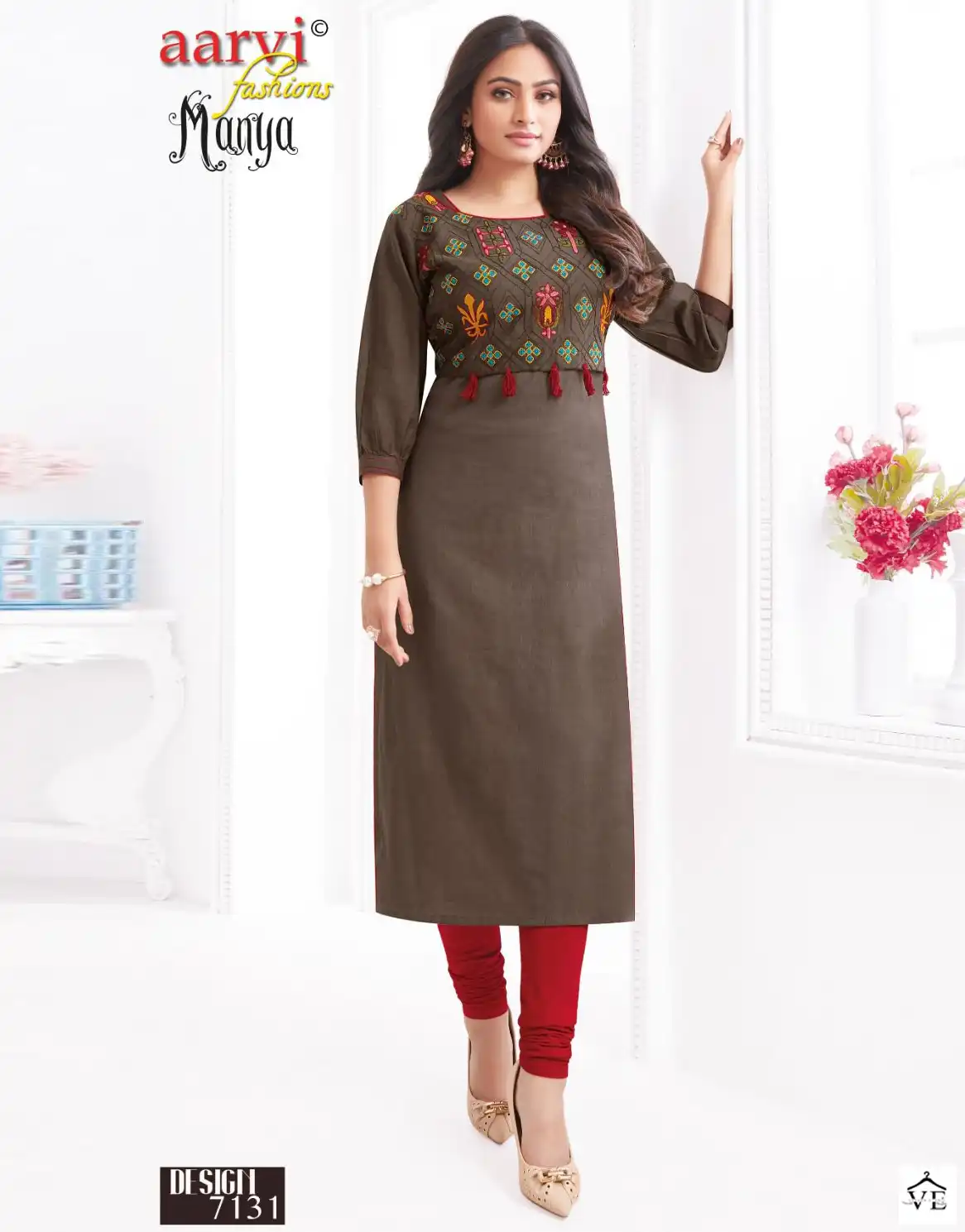 Aarvi Manya Vol-27 Cotton Wholesale Kurti Catalog — Wholesale Kurtis, MPA wholesale from Surat — view 1