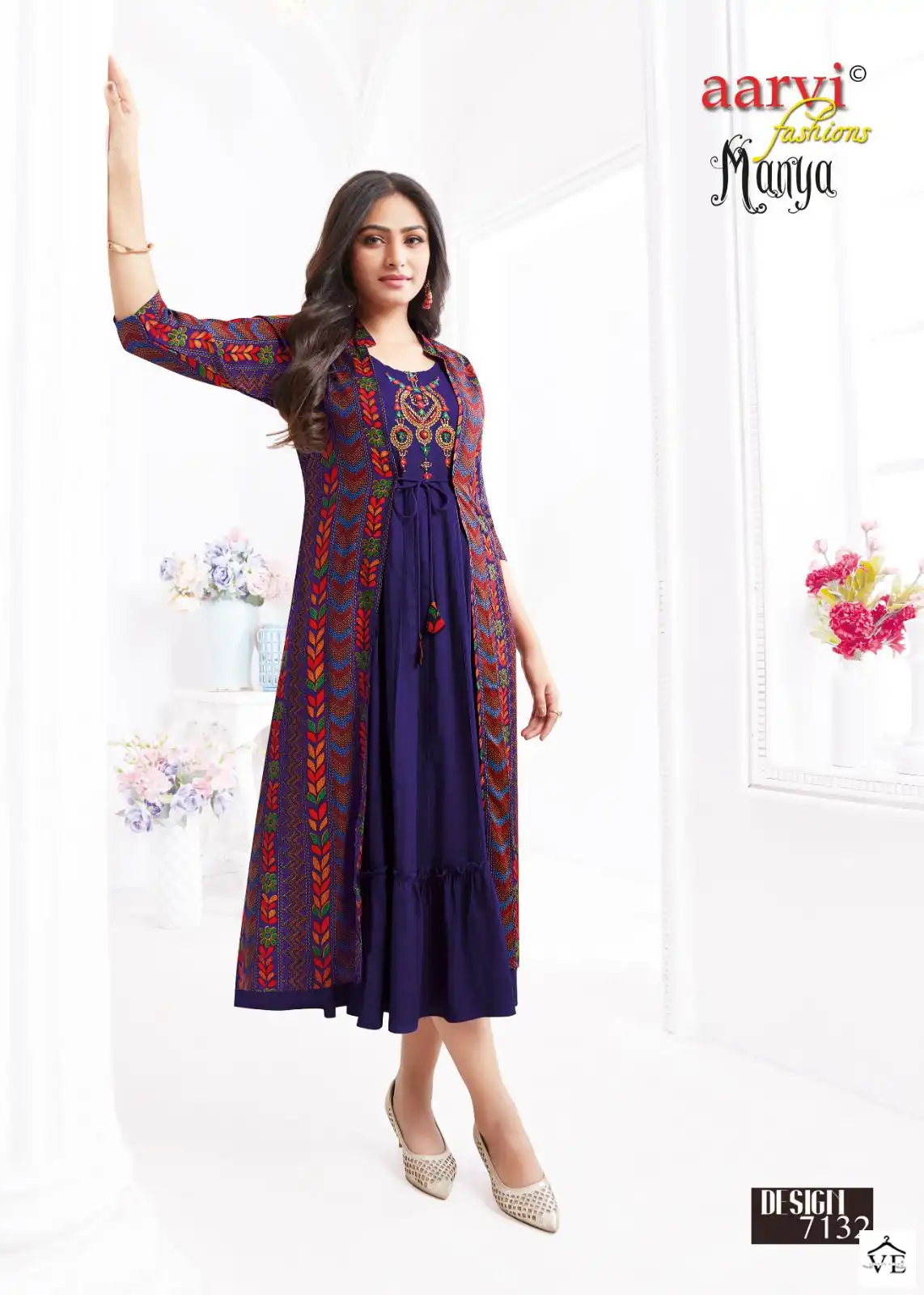 Aarvi Manya Vol-27 Cotton Wholesale Kurti Catalog — Wholesale Kurtis, MPA wholesale from Surat - Gallery Image 5