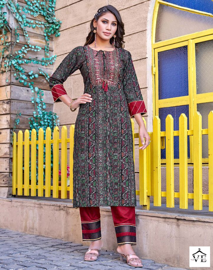 Hinaya Aishwarya Vol 8 Rayon Printed Wholesale Kurti Catalog — Wholesale Kurtis, MPA wholesale from Surat — view 1