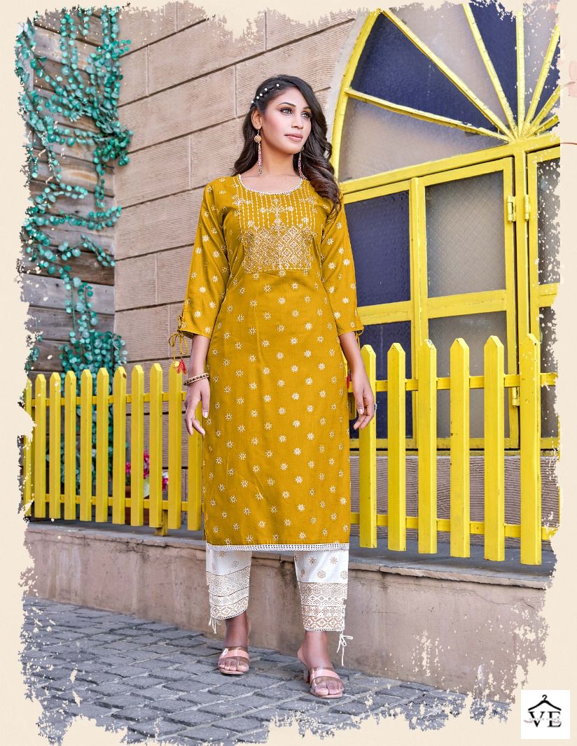Hinaya Aishwarya Vol 8 Rayon Printed Wholesale Kurti Catalog — Wholesale Kurtis, MPA wholesale from Surat - Gallery Image 3