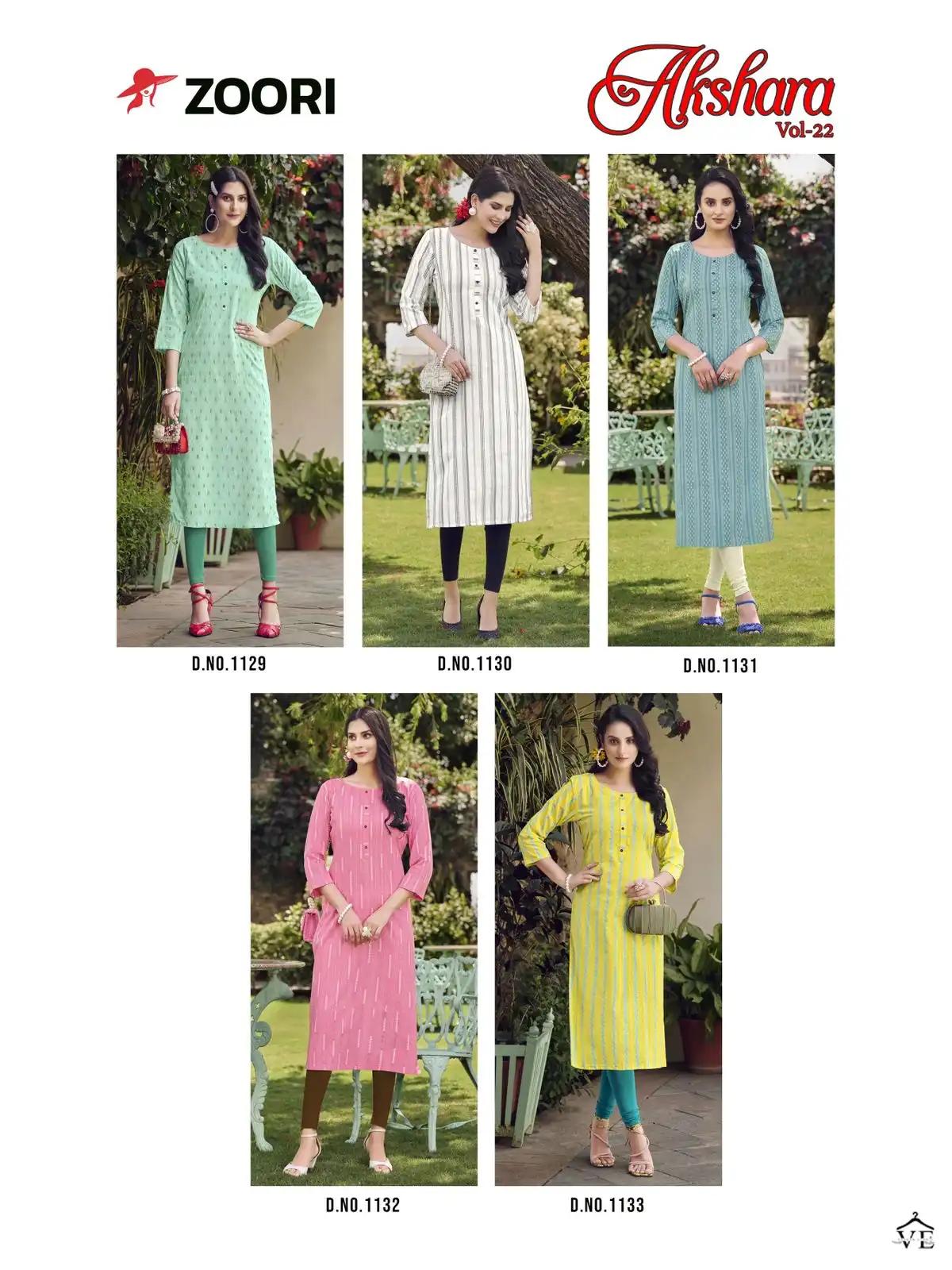 Zoori Akshara Vol 22 Rayon Print Wholesale Kurtis Catalog — Wholesale Kurtis, MPA wholesale from Surat — view 6