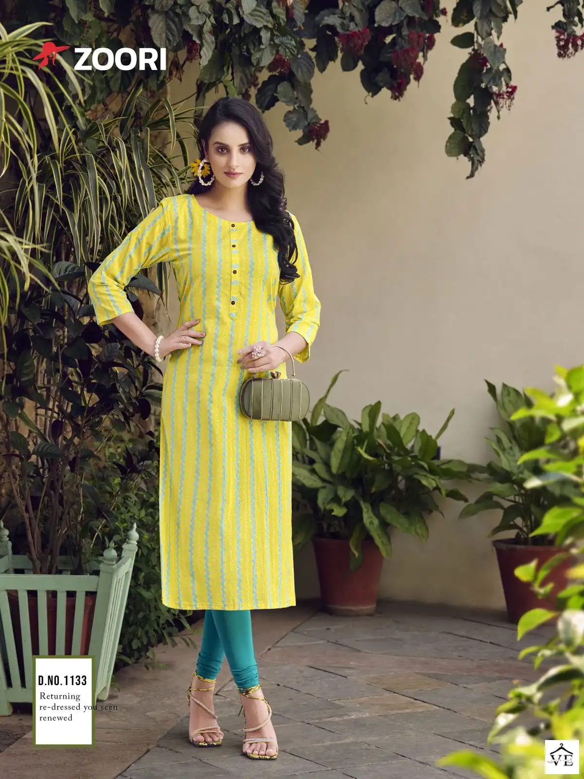 Zoori Akshara Vol 22 Rayon Print Wholesale Kurtis Catalog — Wholesale Kurtis, MPA wholesale from Surat - Gallery Image 2