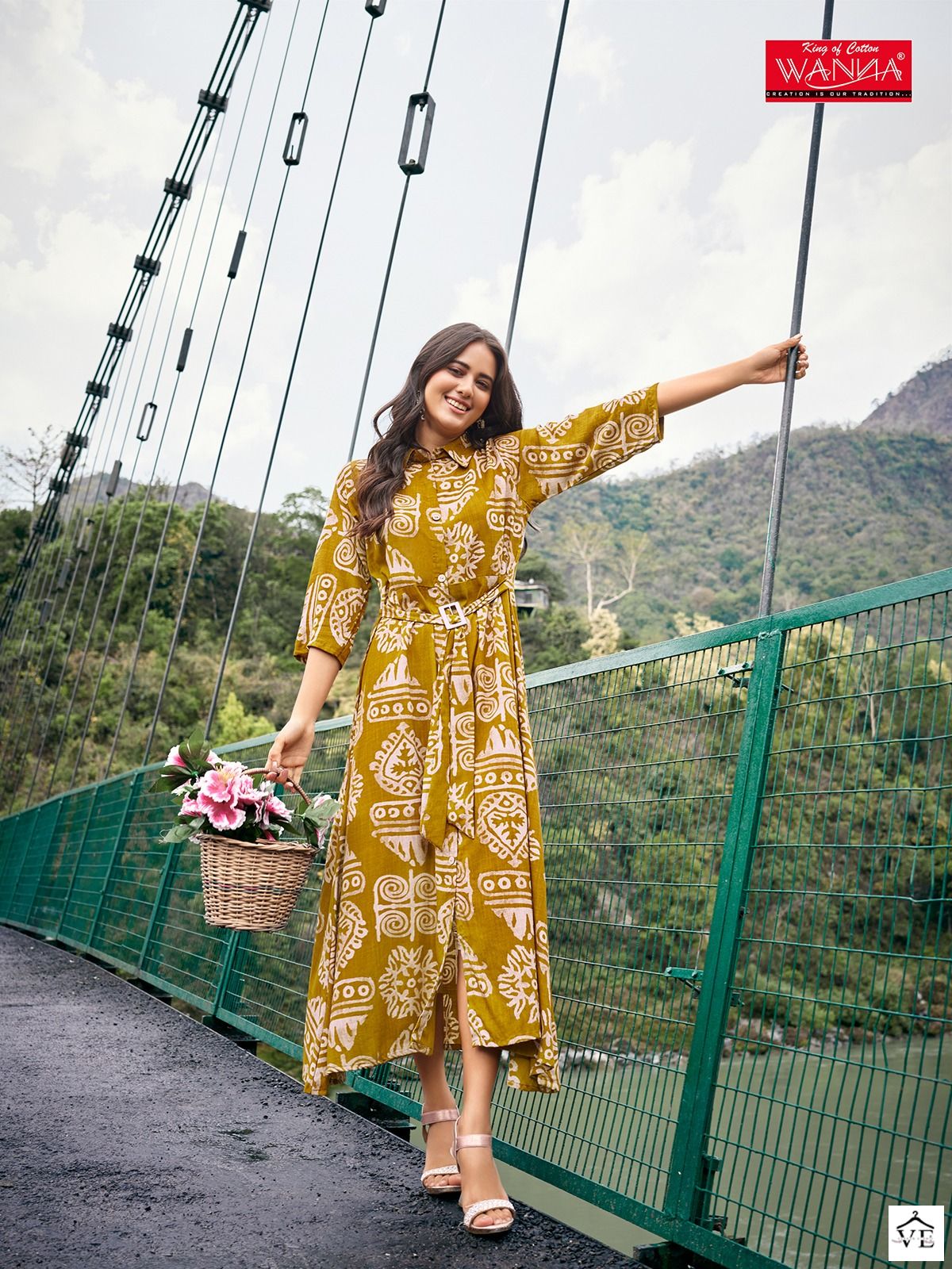 Wanna Amber Heavy Rayon Wholesale Long Kurtis Catalog — Wholesale Kurtis, MPA wholesale from Surat - Gallery Image 3