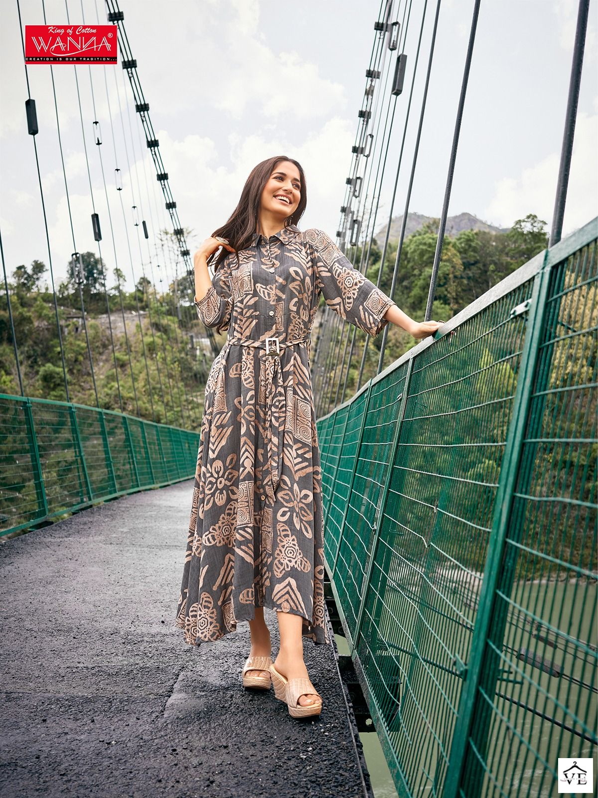 Wanna Amber Heavy Rayon Wholesale Long Kurtis Catalog — Wholesale Kurtis, MPA wholesale from Surat - Gallery Image 4