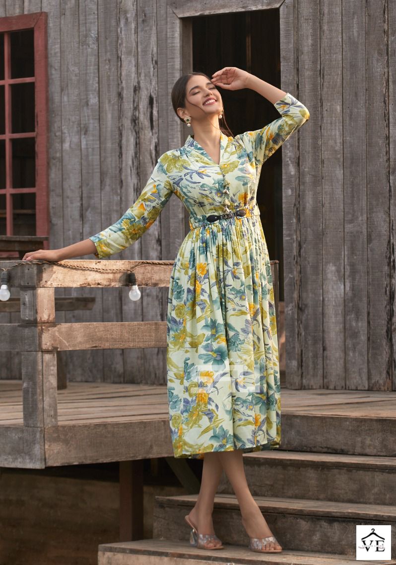 Vardan Ethnic Anokhi Cotton And Rayon Wholesale Kurtis Catalog — Wholesale Kurtis, MPA wholesale from Surat - Gallery Image 3