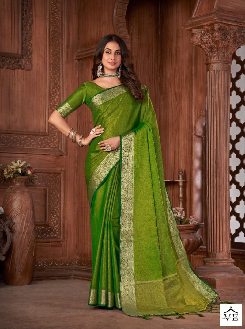 Vardan Ethnic Anuska Vol 1 Linen Khadi Silk Wholesale Saree Catalog — Wholesale Sarees, MPA wholesale from Surat — view 6