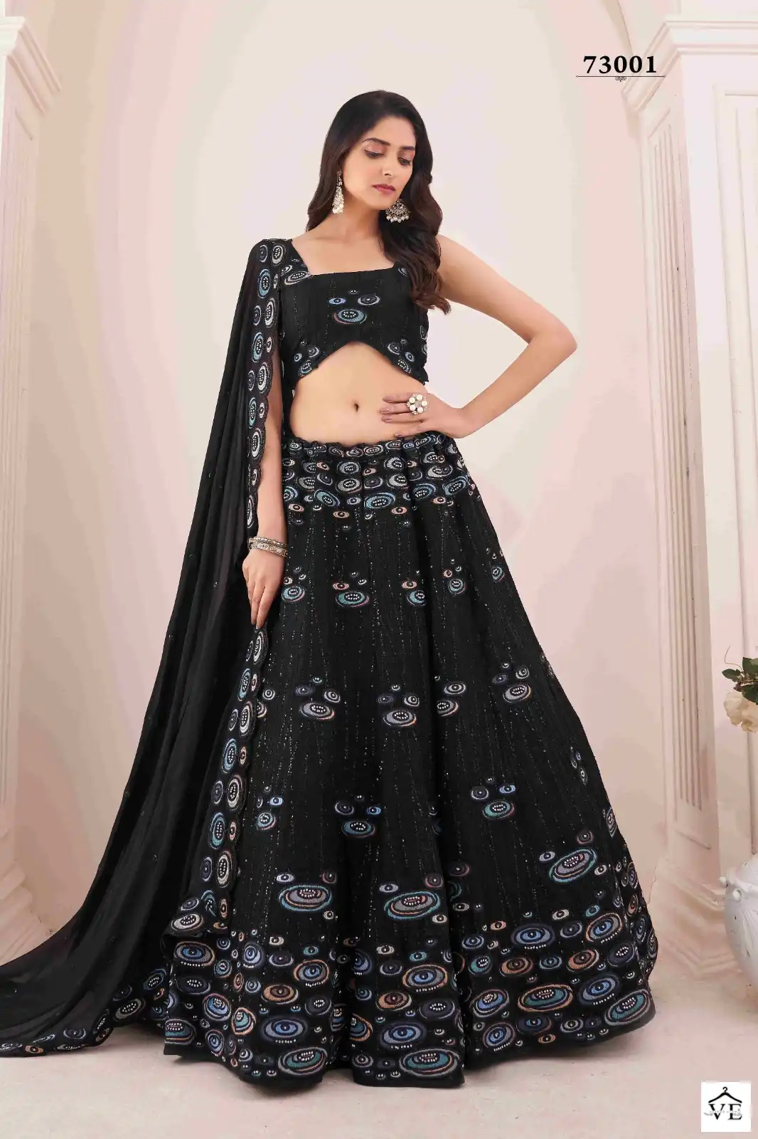 Arya Vol 47 Georgette, Soft Net Wholesale Designer Lehenga Catalog — Wholesale Lehenga, MPA wholesale from Surat - Gallery Image 3