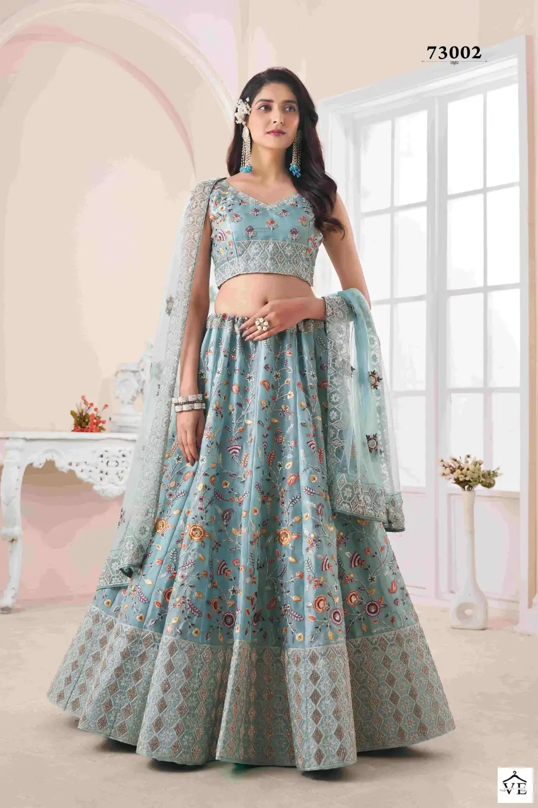 Arya Vol 47 Georgette, Soft Net Wholesale Designer Lehenga Catalog — Wholesale Lehenga, MPA wholesale from Surat - Gallery Image 4