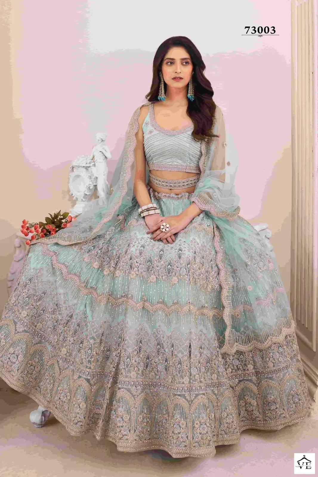 Arya Vol 47 Georgette, Soft Net Wholesale Designer Lehenga Catalog — Wholesale Lehenga, MPA wholesale from Surat - Gallery Image 5