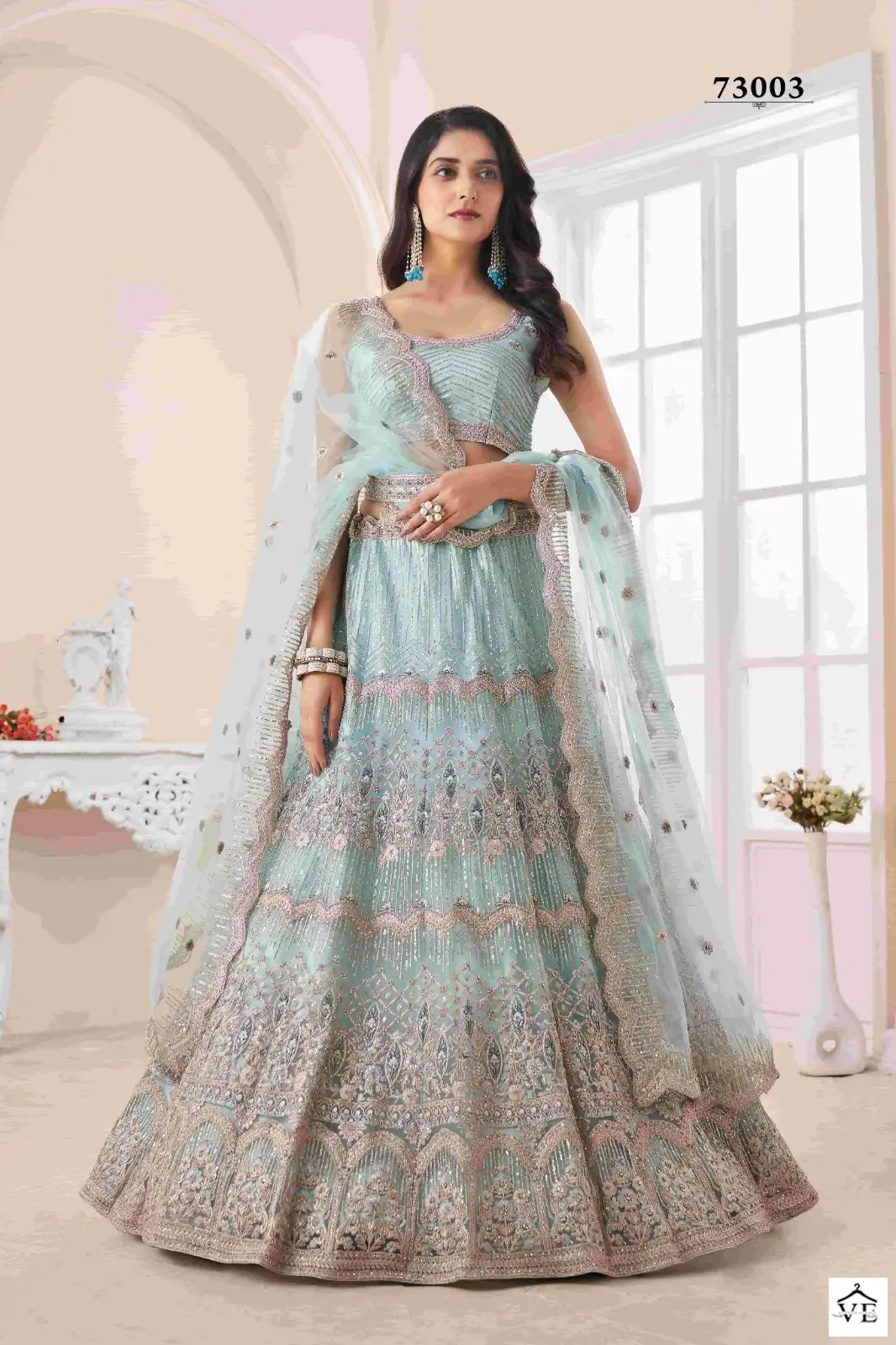 Arya Vol 47 Georgette, Soft Net Wholesale Designer Lehenga Catalog — Wholesale Lehenga, MPA wholesale from Surat - Gallery Image 6