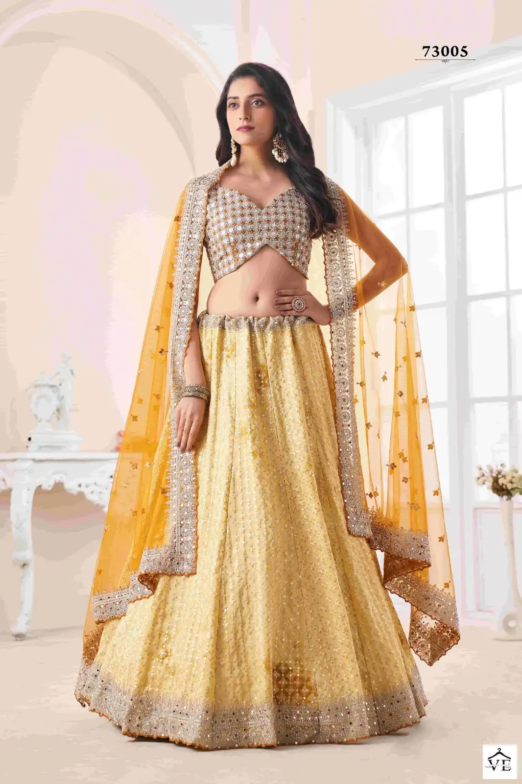 Arya Vol 47 Georgette, Soft Net Wholesale Designer Lehenga Catalog — Wholesale Lehenga, MPA wholesale from Surat — view 7