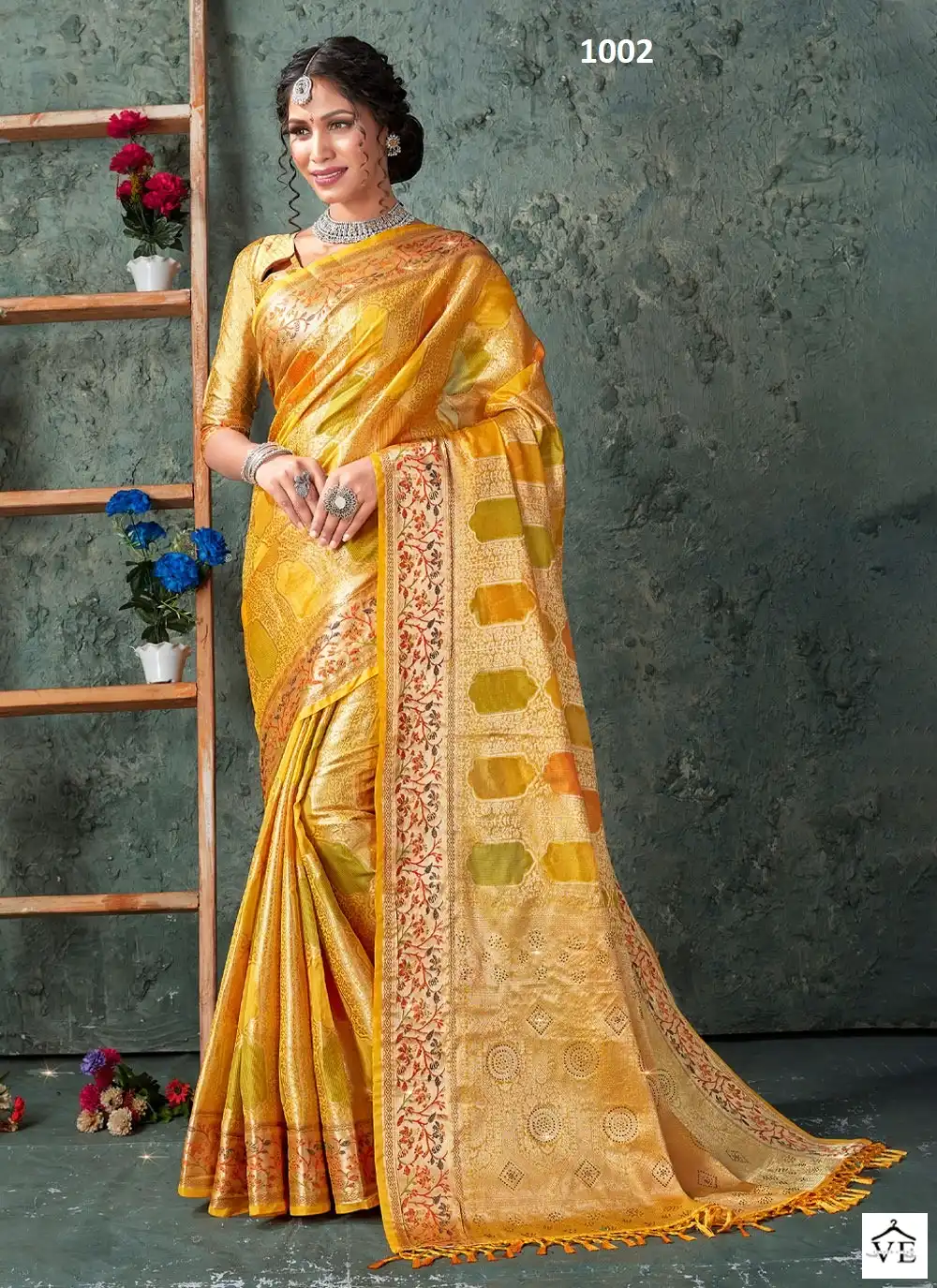 Sangam Balam Organza Wholesale Sarees Catalog — Wholesale Sarees, MPA wholesale from Surat - Gallery Image 3