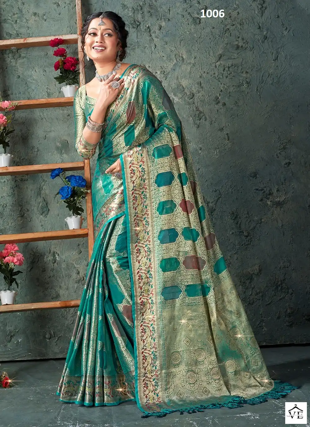 Sangam Balam Organza Wholesale Sarees Catalog — Wholesale Sarees, MPA wholesale from Surat - Gallery Image 6