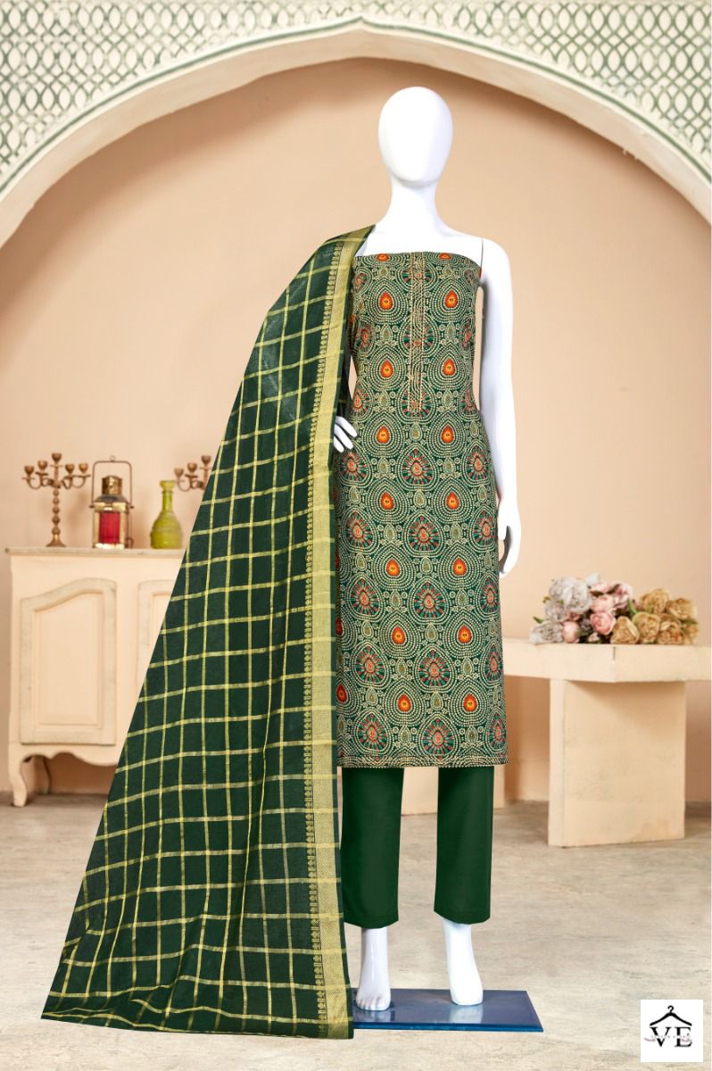 Bipson Bandhani 2060 Pure Cotton Wholesale Salwar Suit Catalog — Wholesale Salwar Suits, MPA wholesale from Surat - Gallery Image 3