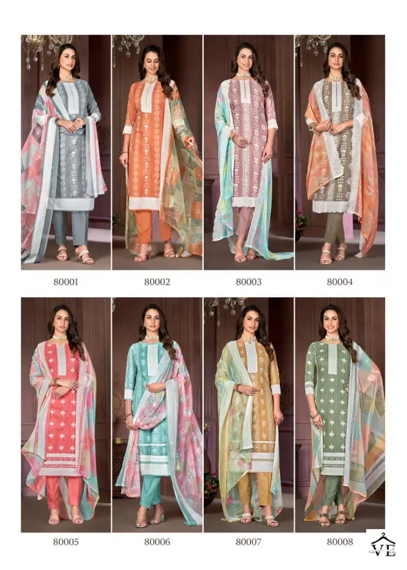 Skt Suits Batik Pure Cottan Wholesale Salwar Suit Catalog — Wholesale Salwar Suits, MPA wholesale from Surat — view 8