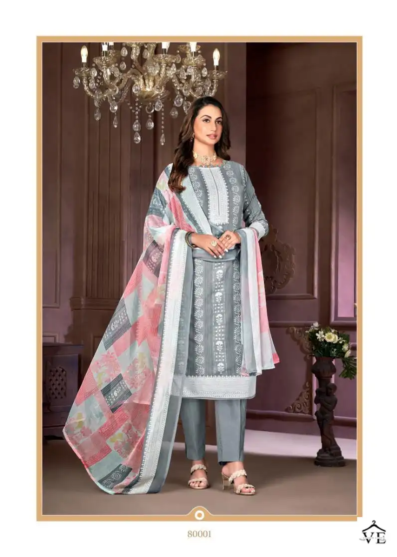 Skt Suits Batik Pure Cottan Wholesale Salwar Suit Catalog — Wholesale Salwar Suits, MPA wholesale from Surat - Gallery Image 2