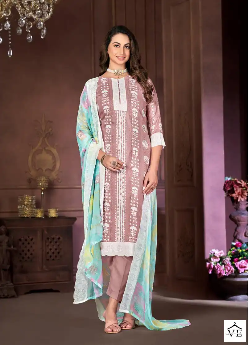 Skt Suits Batik Pure Cottan Wholesale Salwar Suit Catalog — Wholesale Salwar Suits, MPA wholesale from Surat - Gallery Image 5