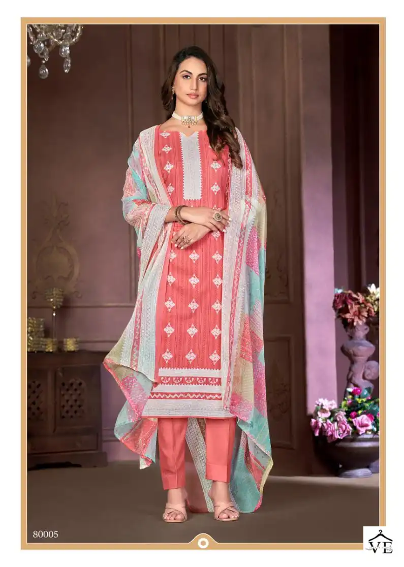 Skt Suits Batik Pure Cottan Wholesale Salwar Suit Catalog — Wholesale Salwar Suits, MPA wholesale from Surat - Gallery Image 7