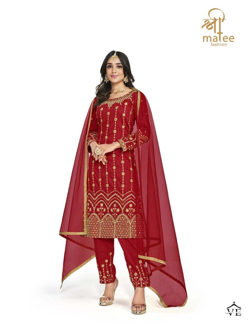 Shreematee Bebo Vol 14 Soft Silk Wholesale Designer Salwar Suit Catalog — Wholesale Salwar Suits, MPA wholesale from Surat — view 4