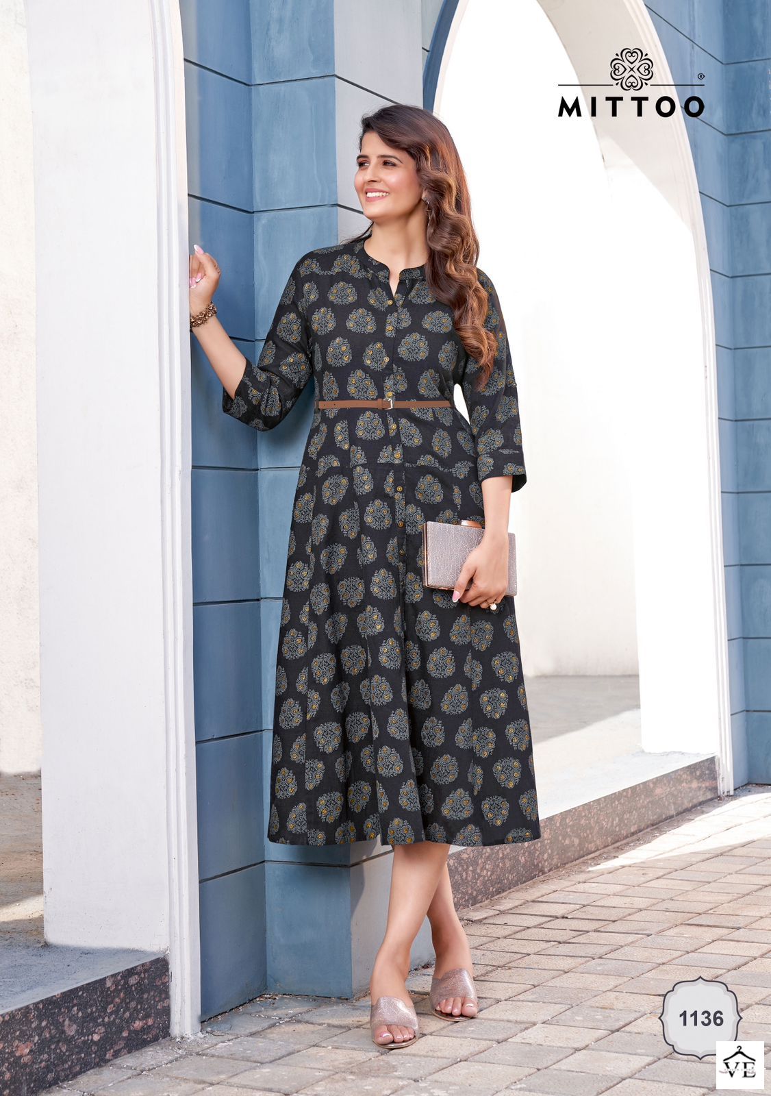 Mittoo Belt Vol 13 Rayon Wholesale Long Kurtis Catalog — Wholesale Kurtis, MPA wholesale from Surat - Gallery Image 2