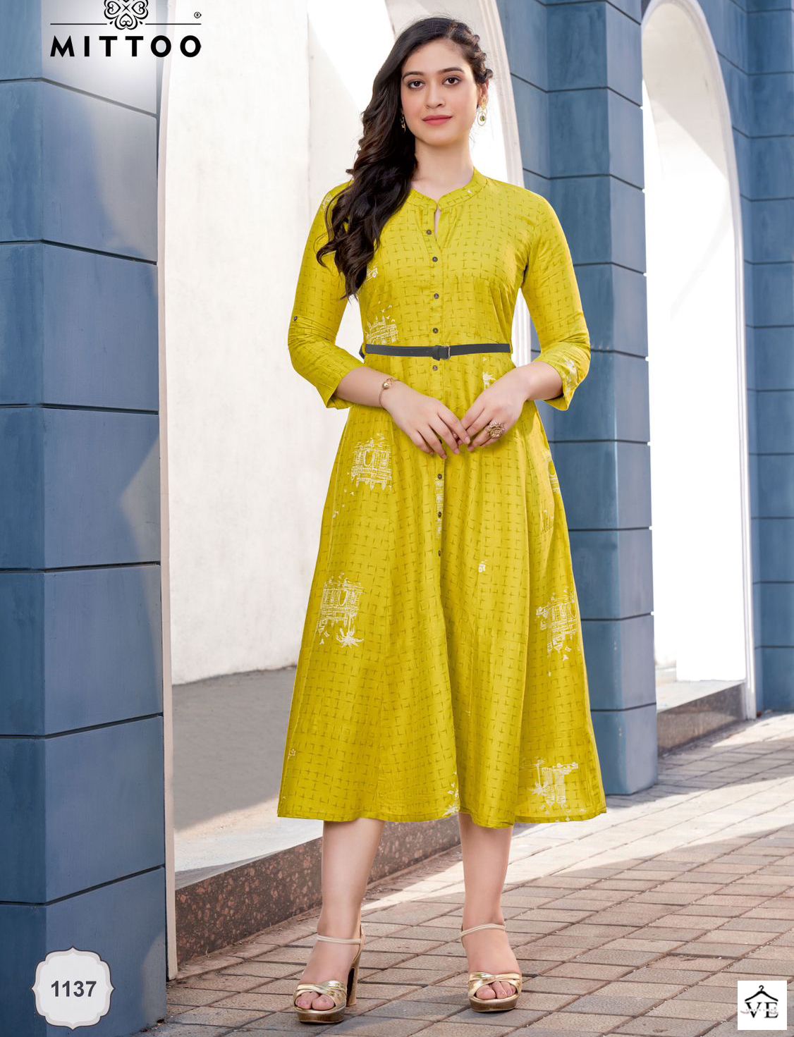 Mittoo Belt Vol 13 Rayon Wholesale Long Kurtis Catalog — Wholesale Kurtis, MPA wholesale from Surat - Gallery Image 3