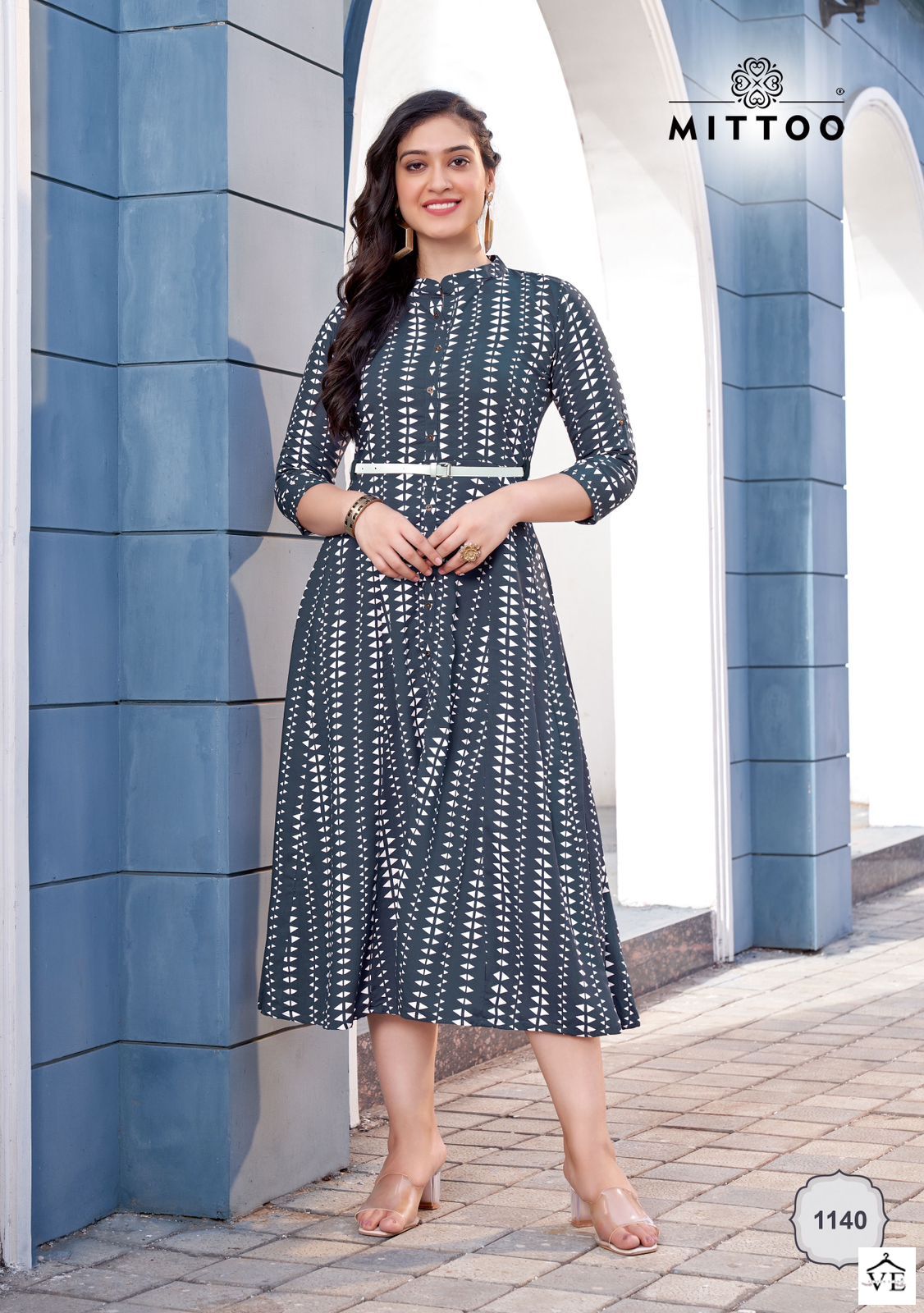 Mittoo Belt Vol 13 Rayon Wholesale Long Kurtis Catalog — Wholesale Kurtis, MPA wholesale from Surat - Gallery Image 4