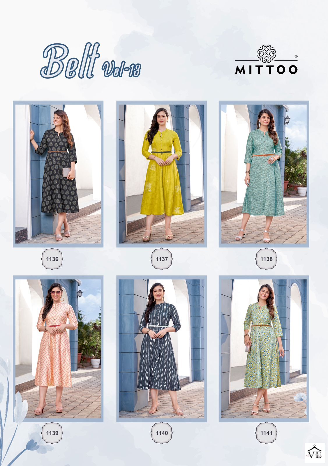 Mittoo Belt Vol 13 Rayon Wholesale Long Kurtis Catalog — Wholesale Kurtis, MPA wholesale from Surat — view 8