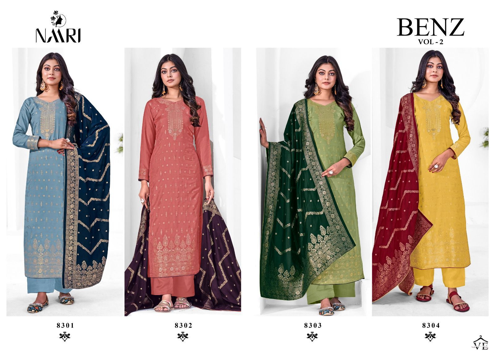 Naari Benz Vol 2 Pure Muslin Wholesale Designer Salwar Suit Catalog — Wholesale Salwar Suits, MPA wholesale from Surat — view 5