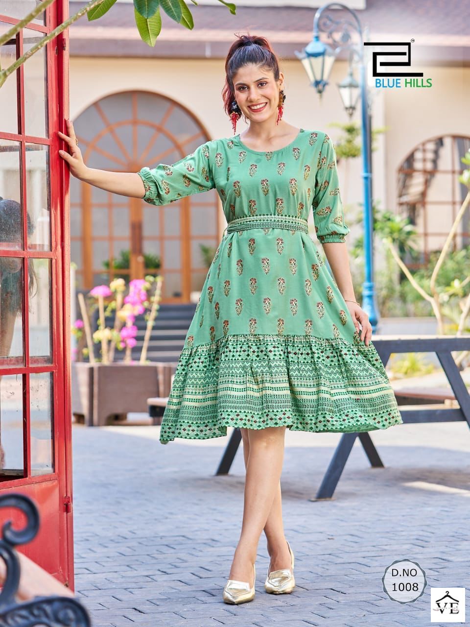 Blue Hills Bubbly Vol 1 Rayon 14Kg Wholesale Kurtis Catalog — Wholesale Kurtis, MPA wholesale from Surat — view 3