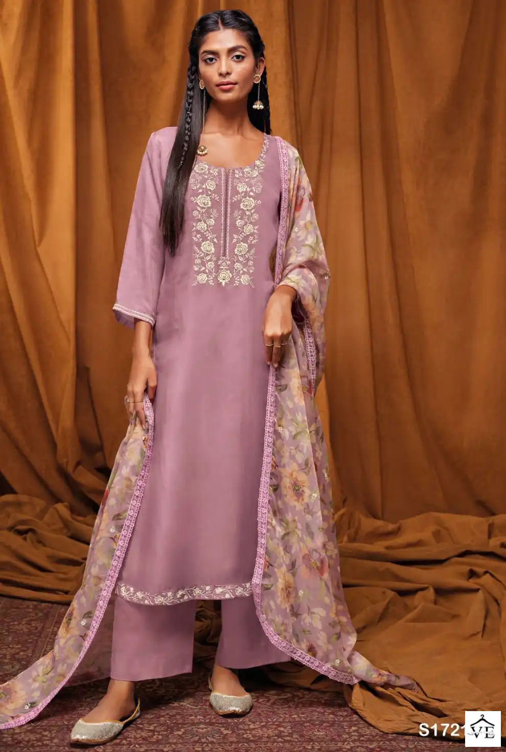 Ganga Bhagyasri Premium Bemberg Habutai Silk Wholesale Designer Salwar Suit Catalog — Wholesale Salwar Suits, MPA wholesale from Surat - Gallery Image 3