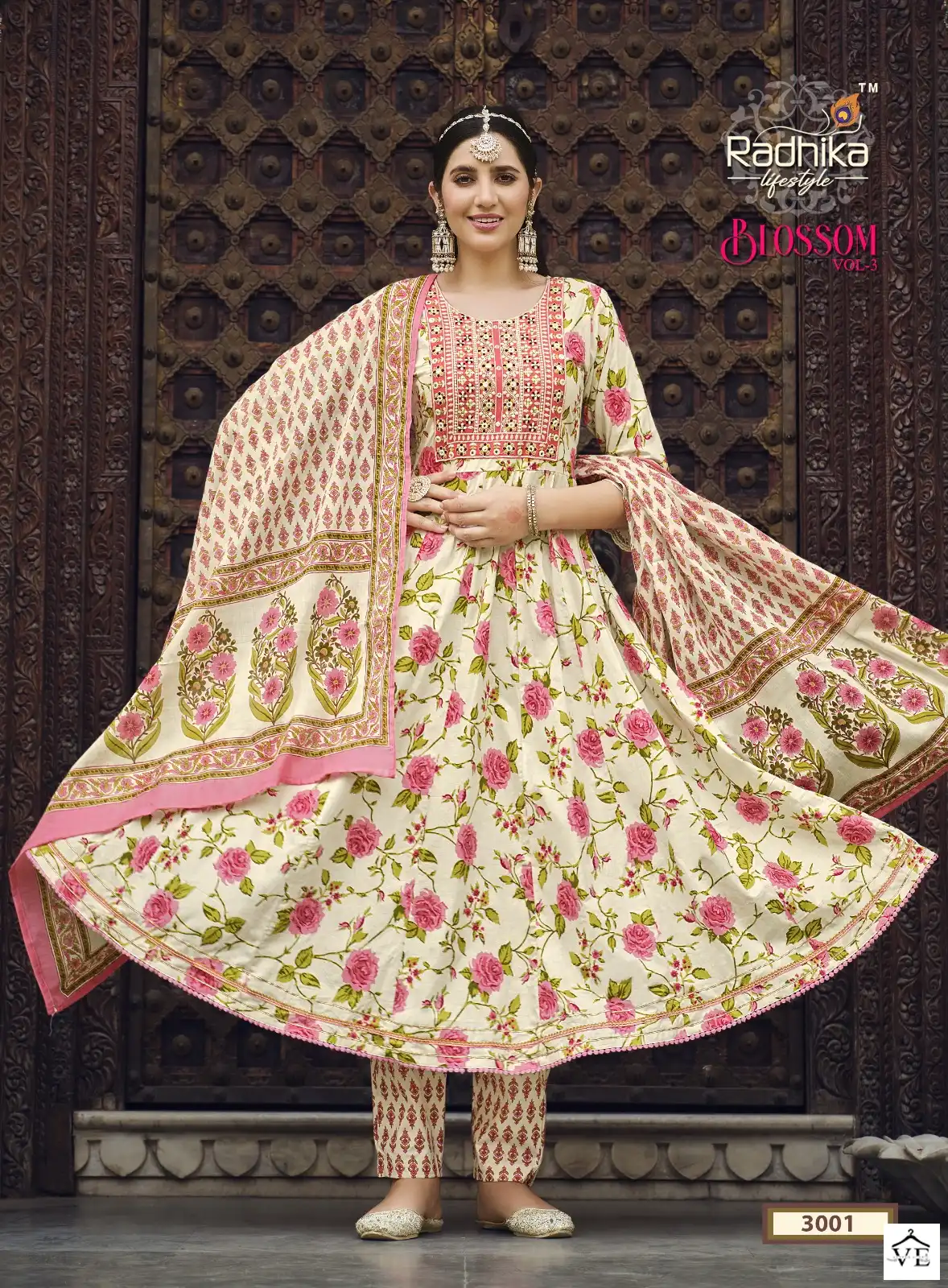 Radhika Lifestyle Blossom Vol 3 Cotton Print Wholesale Readymade Salwar Suit Catalog — Wholesale Salwar Suits, MPA wholesale from Surat - Gallery Image 2