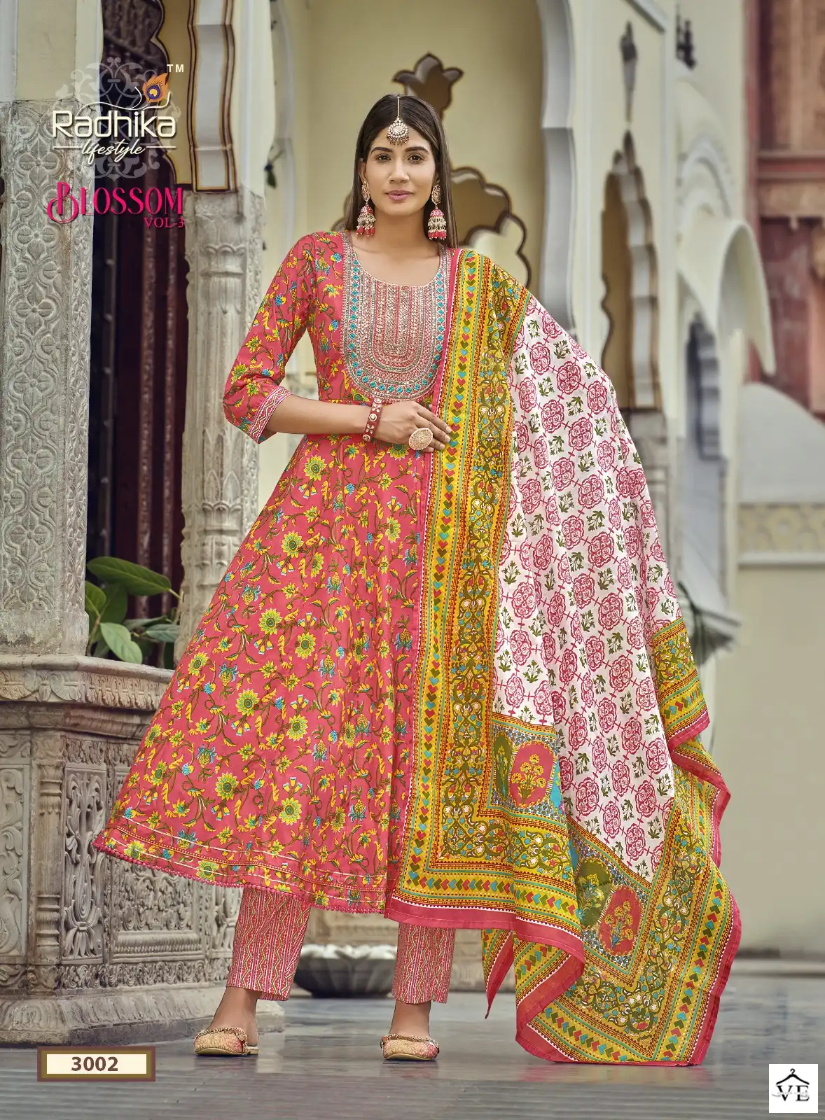 Radhika Lifestyle Blossom Vol 3 Cotton Print Wholesale Readymade Salwar Suit Catalog — Wholesale Salwar Suits, MPA wholesale from Surat - Gallery Image 3
