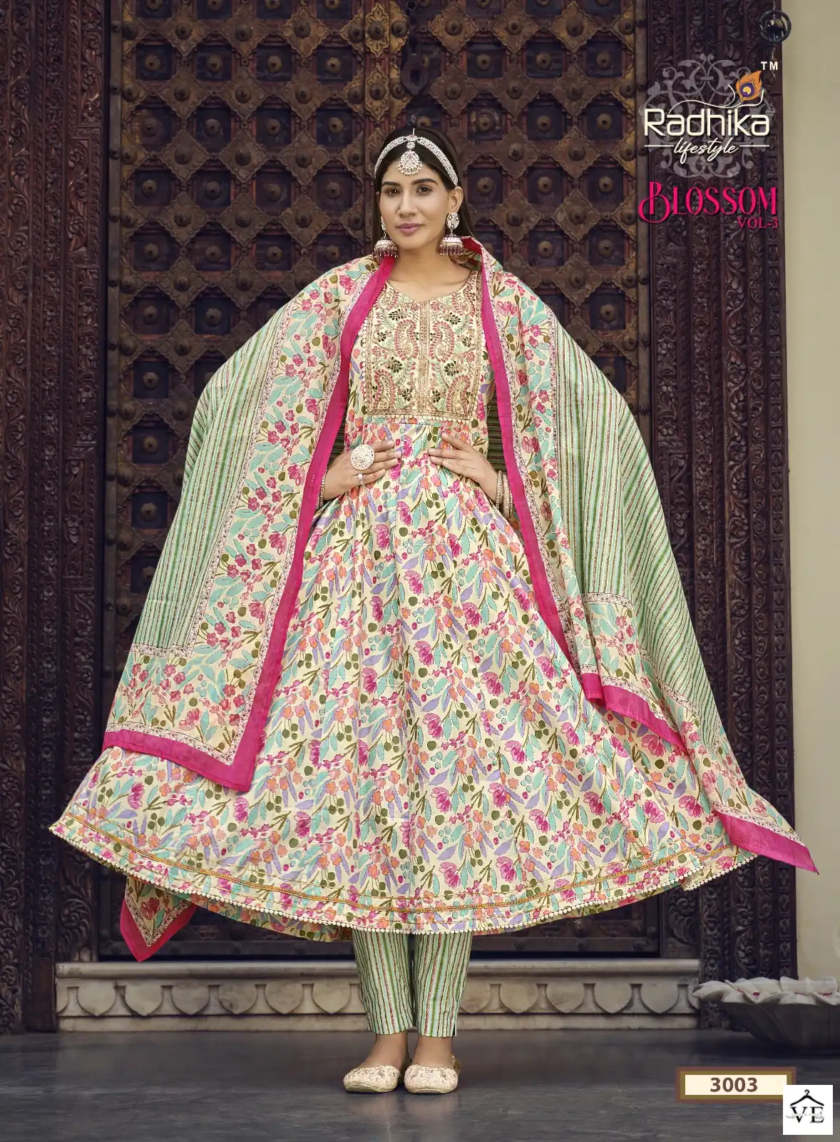 Radhika Lifestyle Blossom Vol 3 Cotton Print Wholesale Readymade Salwar Suit Catalog — Wholesale Salwar Suits, MPA wholesale from Surat - Gallery Image 4